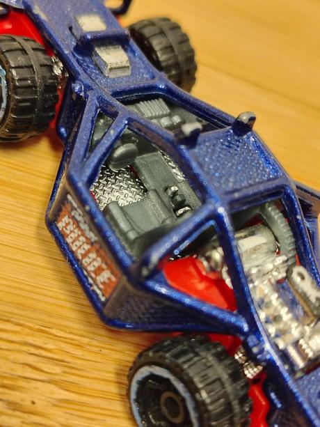 Vintage hot wheels roll cage police mattel 2006,