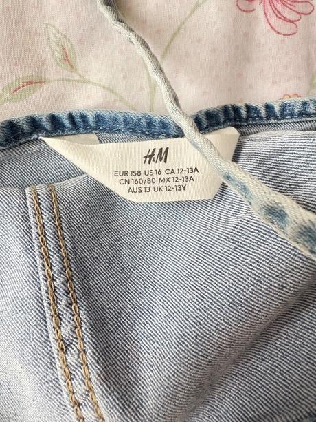 Riflový top, h&m,158