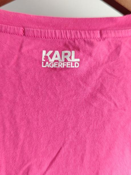 Karl lagerfeld originál dámske štýlové tričko, s