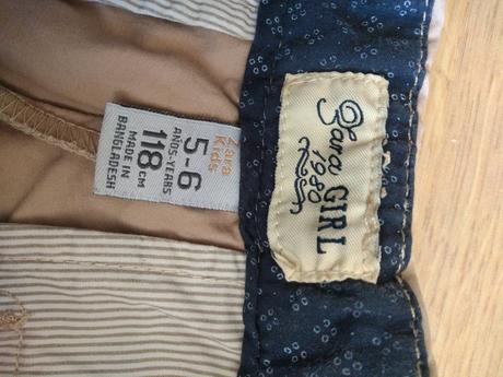 Kraťasy zara plátenné 118, zara,116