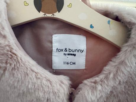 Chlpatá vesta fox&bunny 116, fox & bunny,116