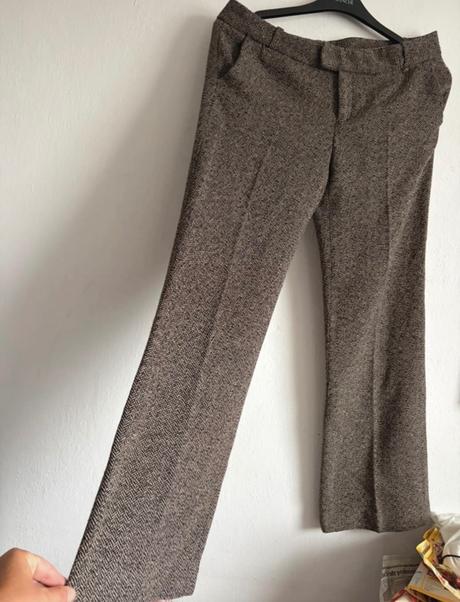 Zara jesene zimne tvidove nohavice 40, zara,40
