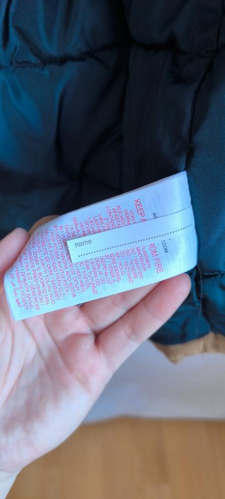 Horčicová zimná bunda, name it,152