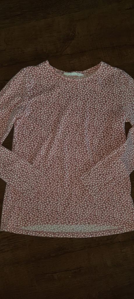 Kvetinkove tričko, h&m,140