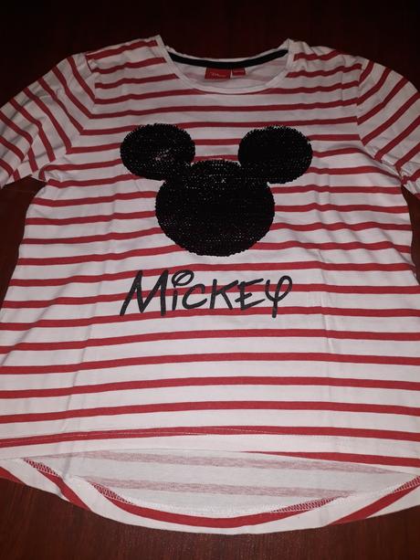Dievčenské tričko dlhý rukáv 134, disney,134