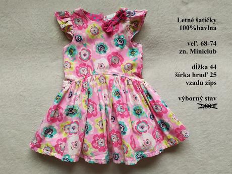 Letné šatičky (veľ.68-74), miniclub,74