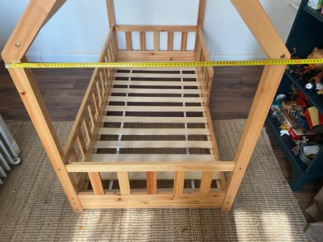 Postel domcek, šírka (cm): 85,dĺžka (cm): 160