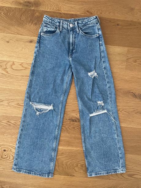 Rifle pohodlne roztrhane h&m, h&m,134