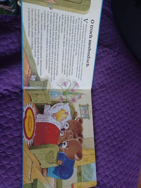 Kniha rozprávok s puzzle,