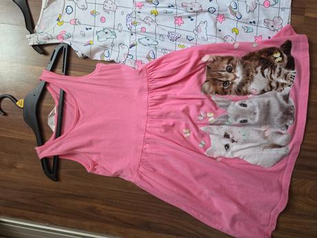 3x šaty, h&m,128