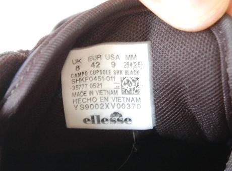 Pánske čierne tenisky ellesse campo, 42
