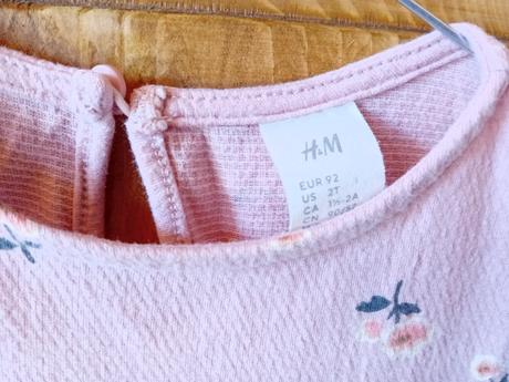 Kvietkované šatočky, h&m,92
