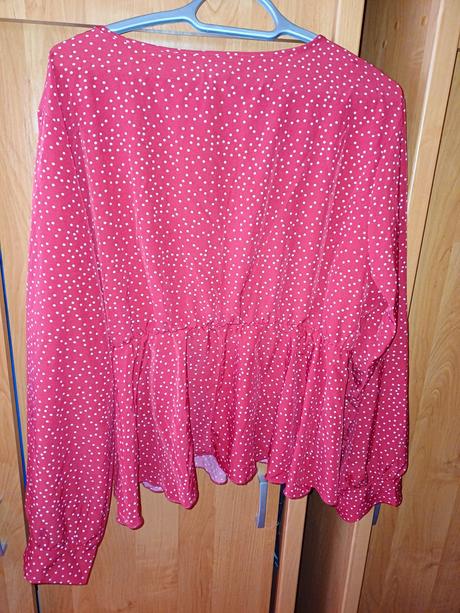 Dámska bodkovana bluzka xxxl, xxxl