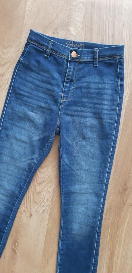 Rifle s vysokým pásom, denim,34