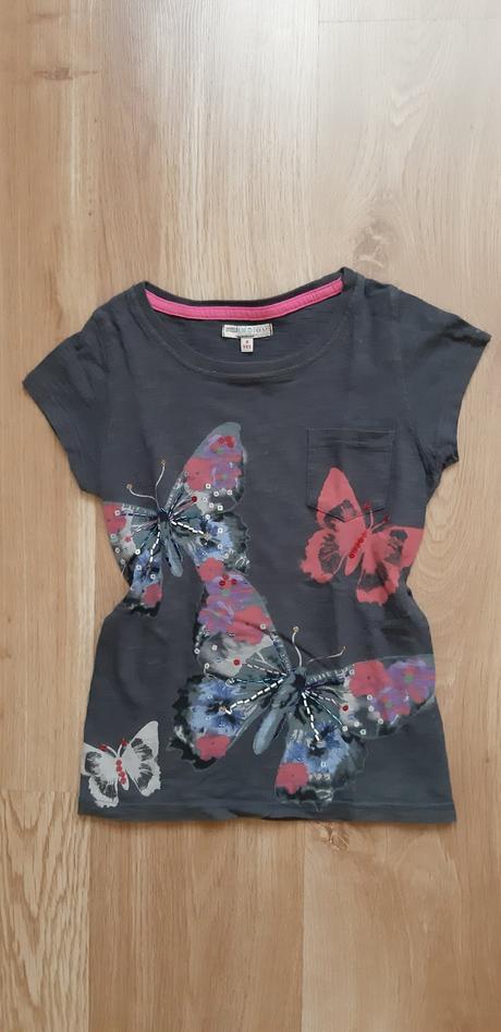 Tričko s motýľmi, marks & spencer,128