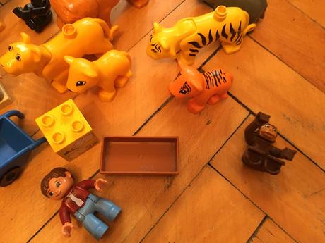 Lego duplo šelmy velka sada -gepard, puma +kocky, 