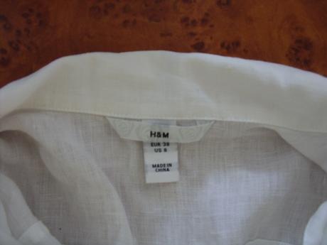 Ľanová blúzka - h&m - m, h&m,m