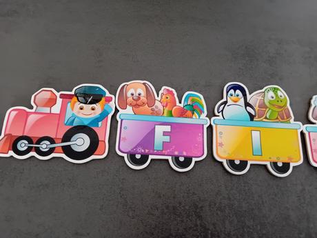 Filipko drevený nadpis vlak,