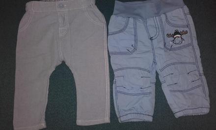 Nohavice 2ks, h&m,62