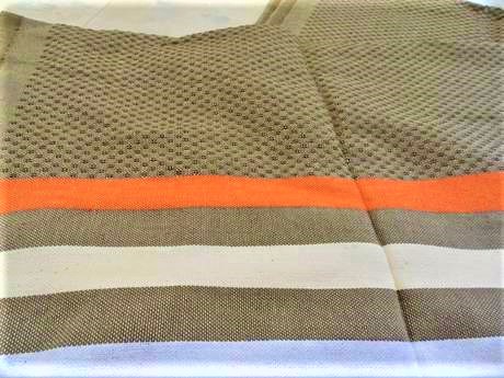 Naturálny kanafasový prehoz, 