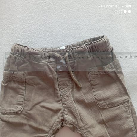 Podšité nohavice, h&m,68