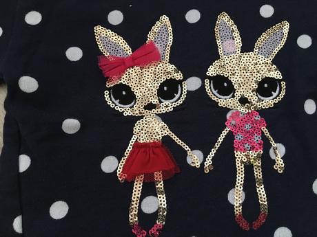 Mikina zajacikova, h&m,110