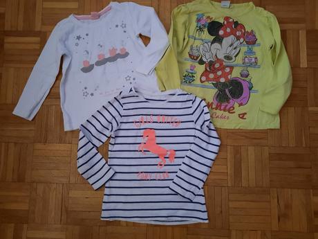 Dievčenské tričká-3 ks, kiki&koko,104