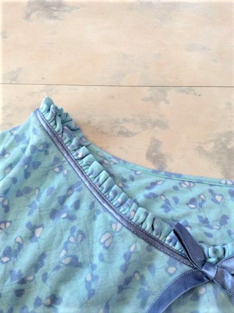 Jemná dlhá tenká nočná košielka m/l, l