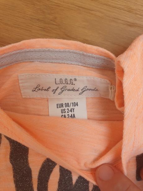 Neonove tričko, h&m,98