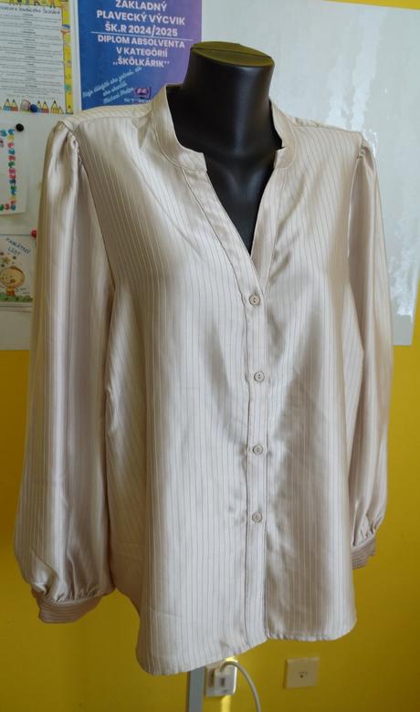 Krémová blúzka, vero moda,50