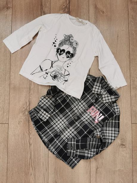 Tričko a košeľa koton, 86–98