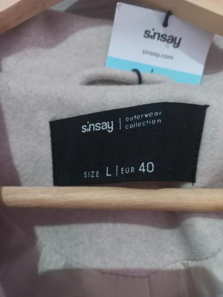 Sinsay kabátik, sinsay,l