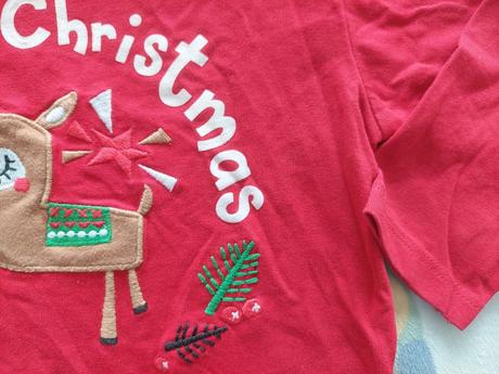 Vianočné tričko srnka moje prvé vianoce veľ.80, 80