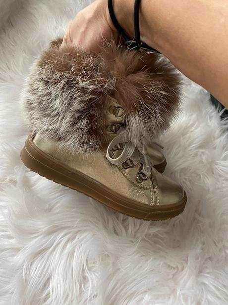 Kožené topánky s pravou kozusinou, bartek,29