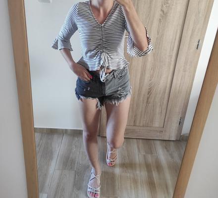 Pásikavé tričko, gate,s