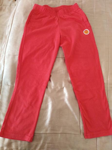 Červené tepláky lewro, 128