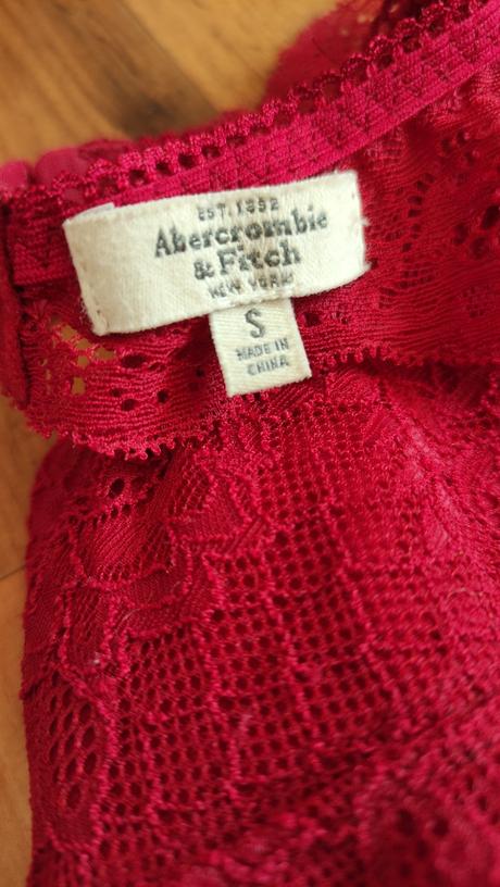 Nádherná čipkovaná podprsenka, abercrombie&fitch,s