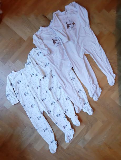 H&m 4x pyžamový overal macko pu 104, h&m,104