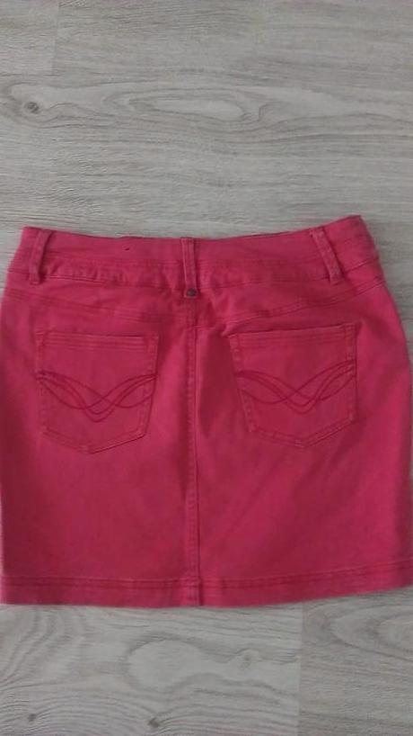 Damska riflova cervena sukna, 38