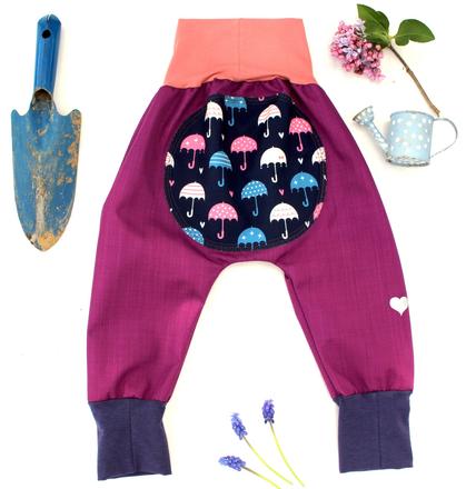 Jarné softshellove nohavice, 74 - 110