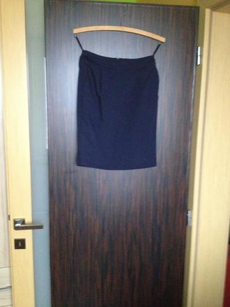 Tmavomodrá sukňa, takko,34