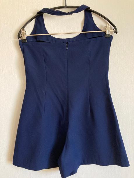 Modrý krátky overal xs, xs