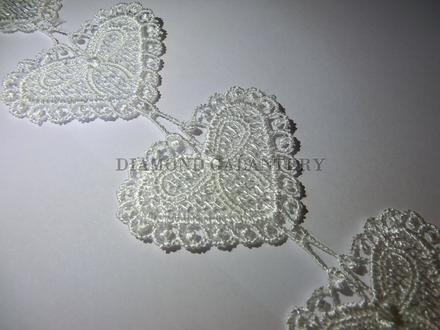 Krajka srdiečková 40 mm, 