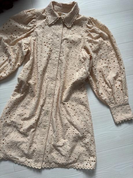 H&m - šaty s anglickou krajkou, h&m,s