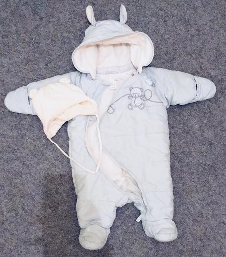 Overal h&m plus čiapka, h&m,62