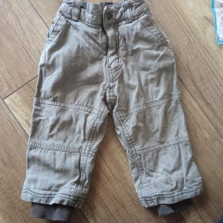 Kárované nohavice, h&m,86