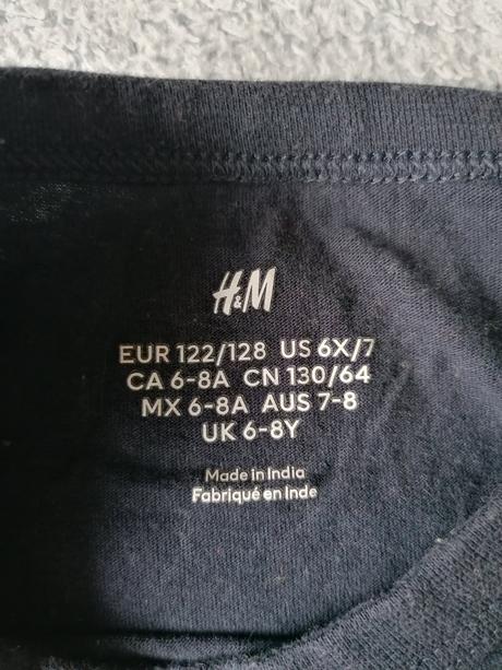 Tričká mix, h&m,122