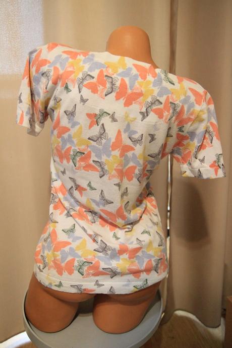 Pletený top s motýľmi, next, m