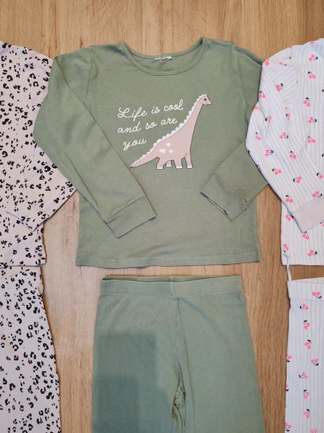 Bavlnene pyzama h&m 110 116, h&m,110
