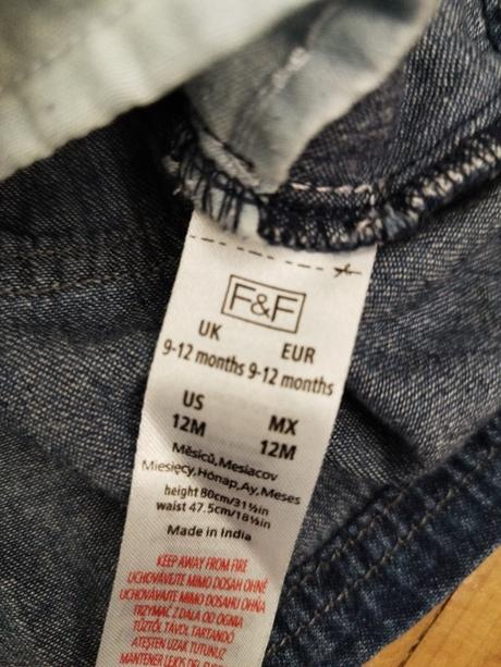 Riflové šatičky, f&f,80